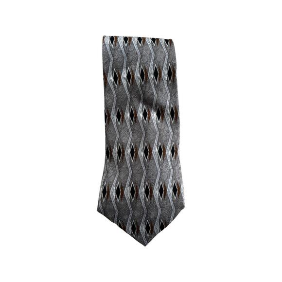 Vintage Stafford Silk Neckties Set of 3 Taupe - Picture 3 of 5